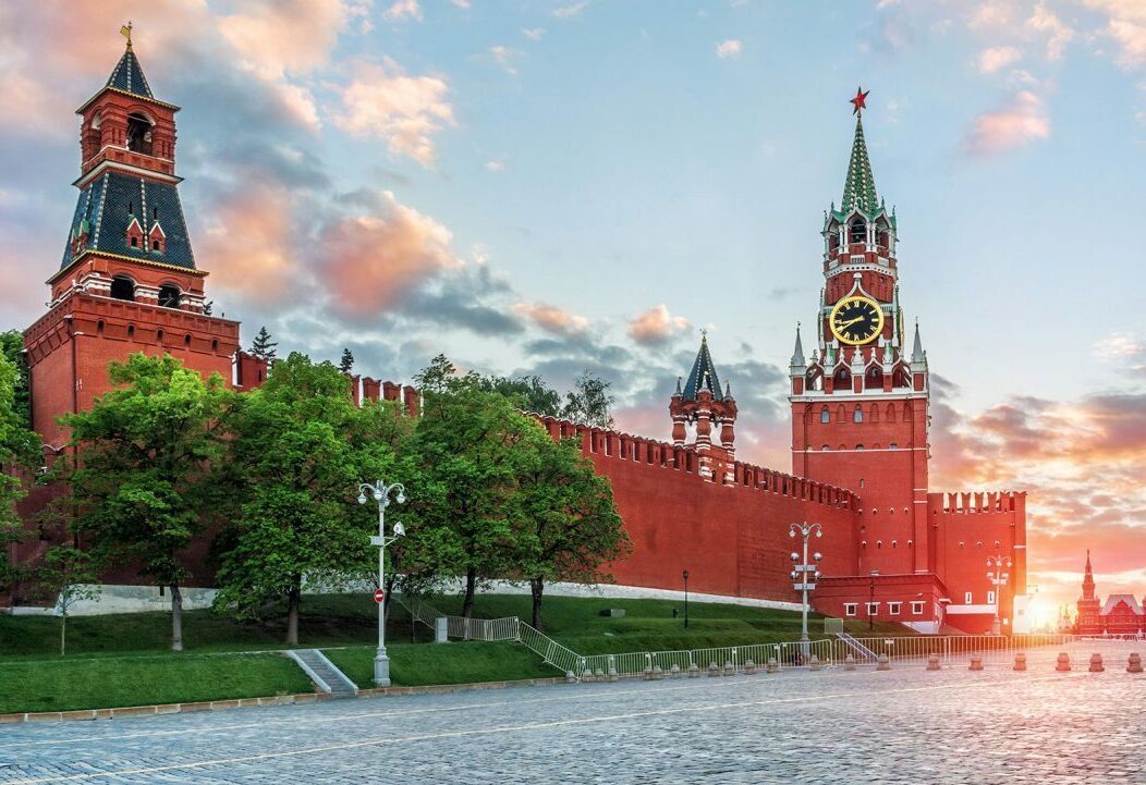 Moscow Kremlin walls and towers historic fortress Russia