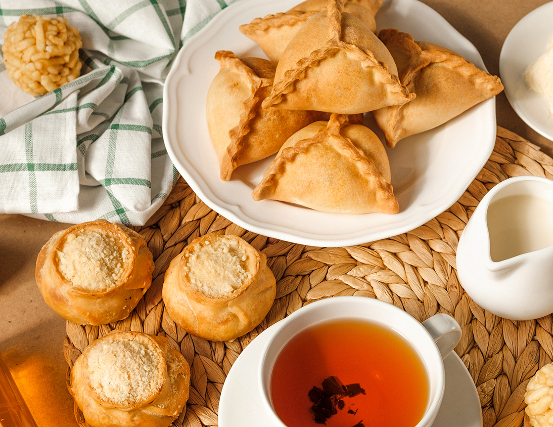 Traditional Tatar dishes served in Kazan
