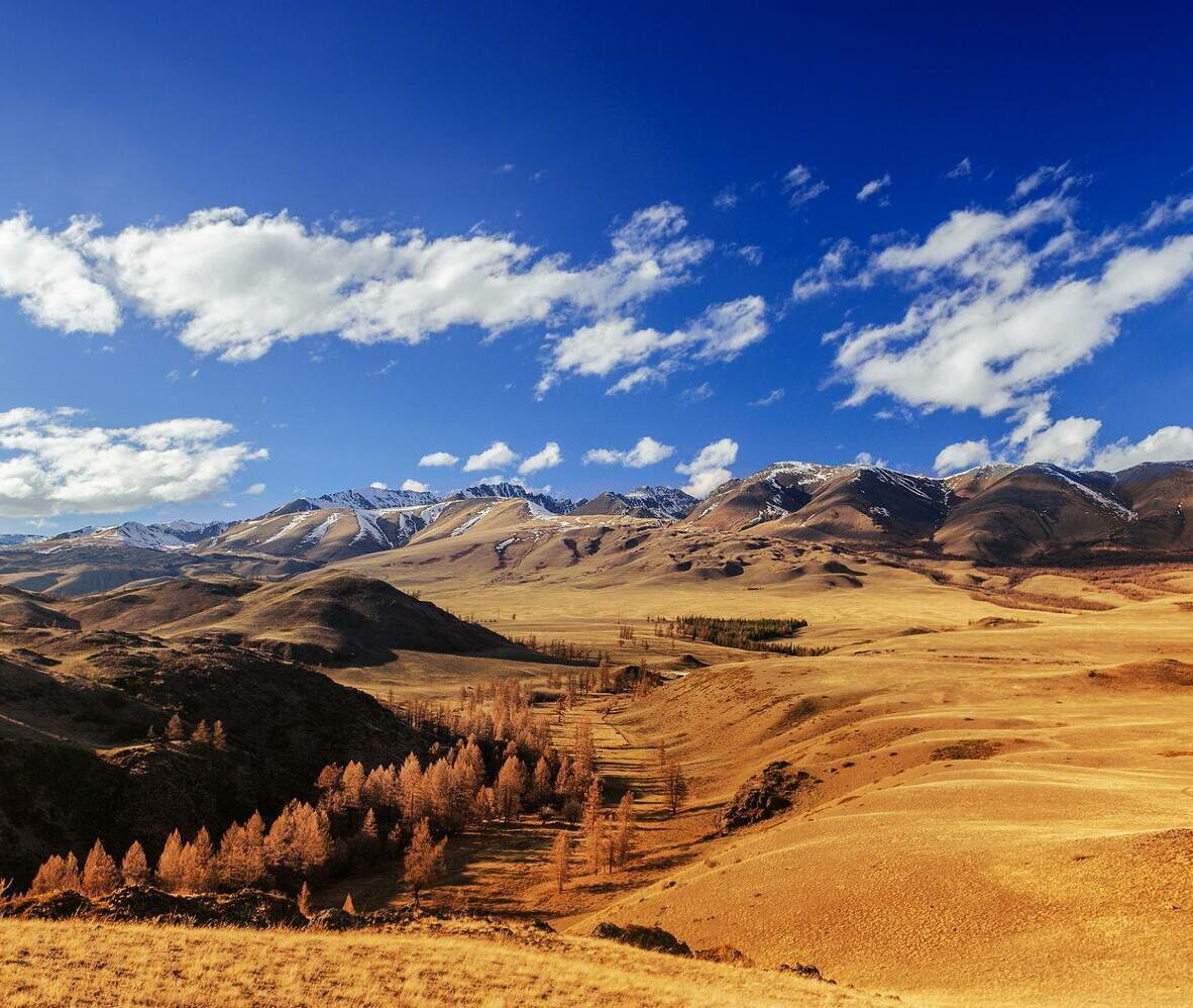 Discover the surprising desert landscapes of the Altai region in Russia — colorful rock formations, dry valleys, and unique scenery unlike anywhere else in Siberia.